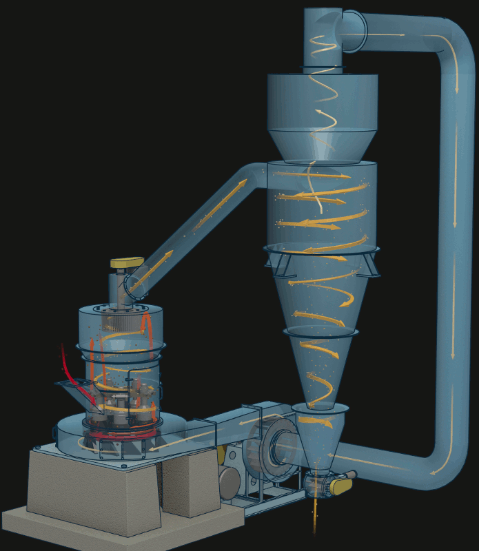 Roller Mill with Micro-Sizer RMC